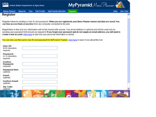 Menu Planner Full Demo