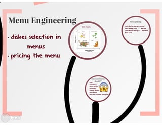 Menu Engineering Model Menu plannings and menu engineering | PDF
