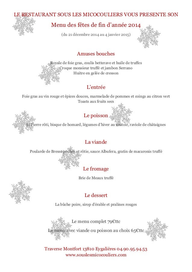 Provence Restaurant Menu Provence Restaurant Menu