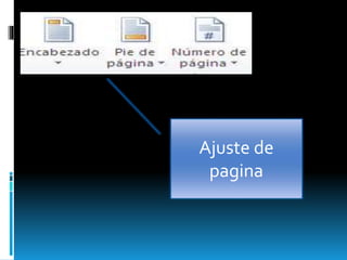 Ajuste de
pagina
 