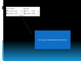 Surve para desplazar hacia dentro
 