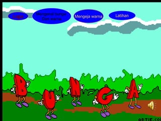 Lagu Mengenal bunga Dan warna Mengeja warna Latihan