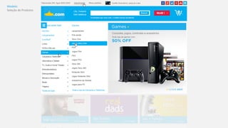 Modelo: 
Seleção 
de 
Produtos 
 