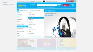 Modelo: 
Seleção 
de 
Produtos 
 