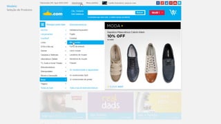 Modelo: 
Seleção 
de 
Produtos 
 