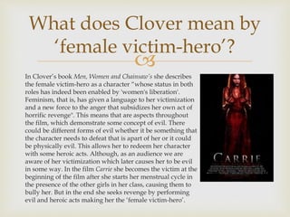 Men Women and Chainsaws PPT