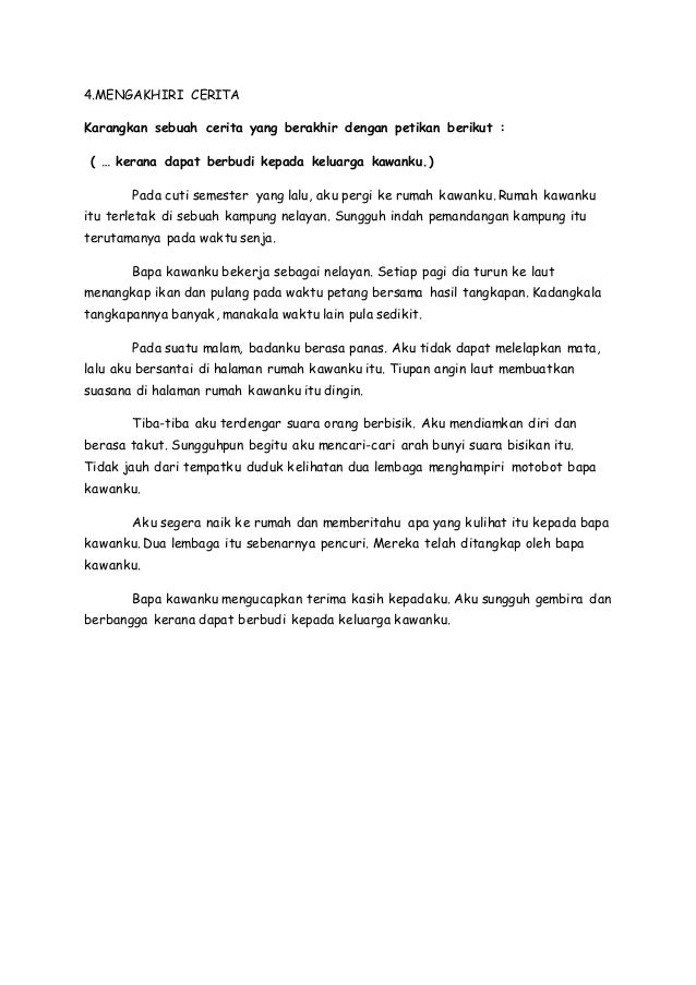 Contoh Karangan Surat Kiriman Rasmi 6 Perenggan