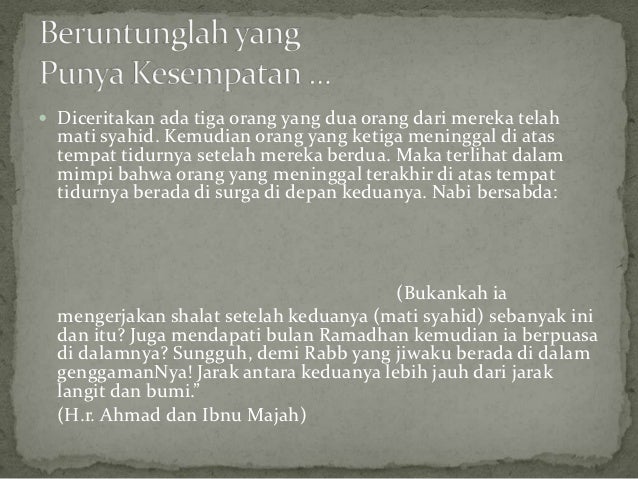 Menyambut Ramadhan