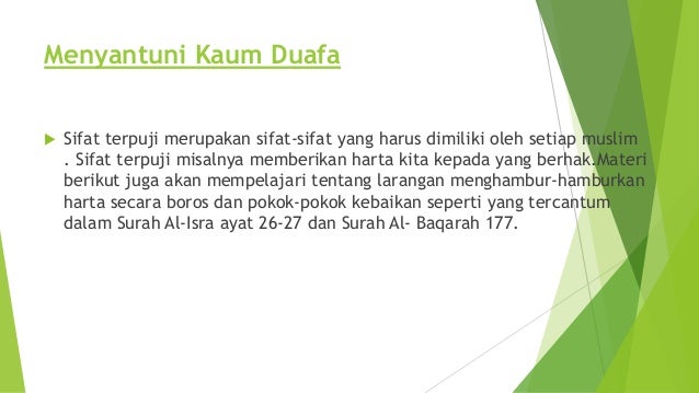 Menyantuni Kaum Dhuafa Ppt