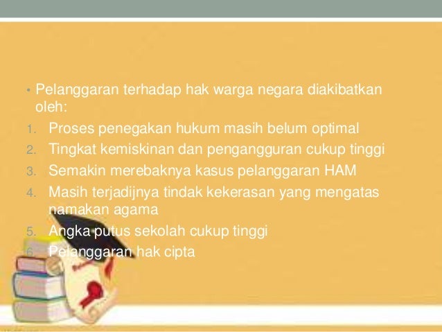 Menyibak kasus pelanggaran hak dan kewajiban