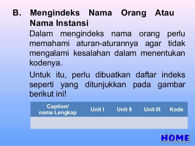Menyimpan arsip dengan sistem abjad
