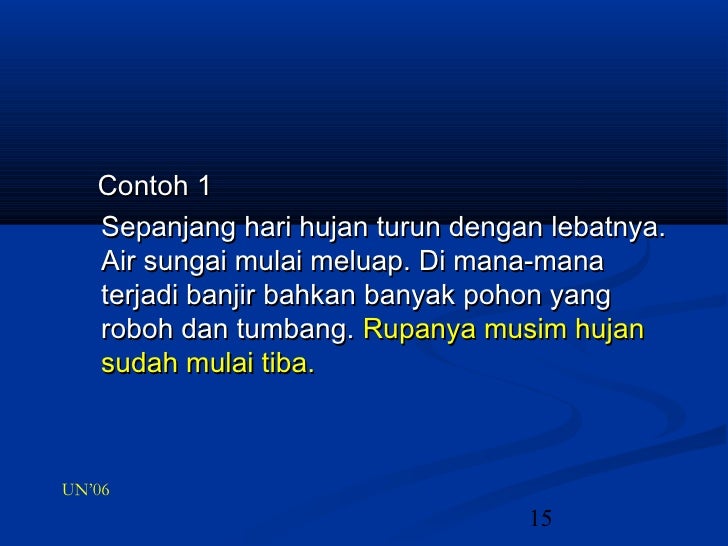 Menyusun paragraf
