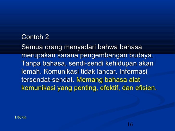 Menyusun paragraf