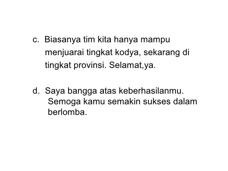 Menyusun ucapanselamat