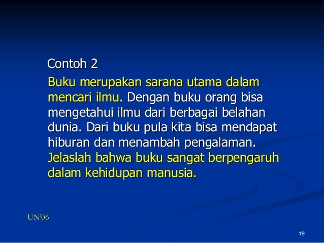 Menyusun paragraf