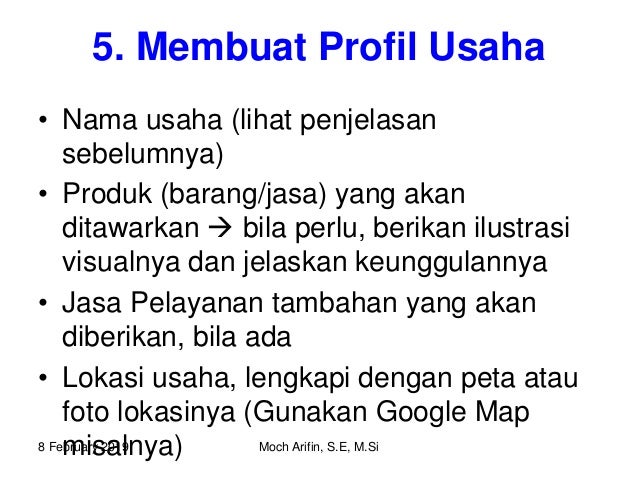 Menyusun Proposal Usaha Kwu
