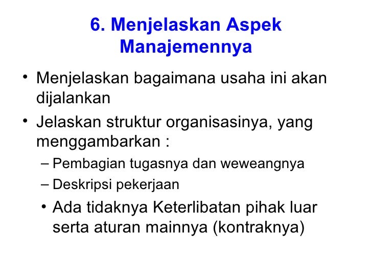 Menyusun proposal usaha 2011 tanpa gambar