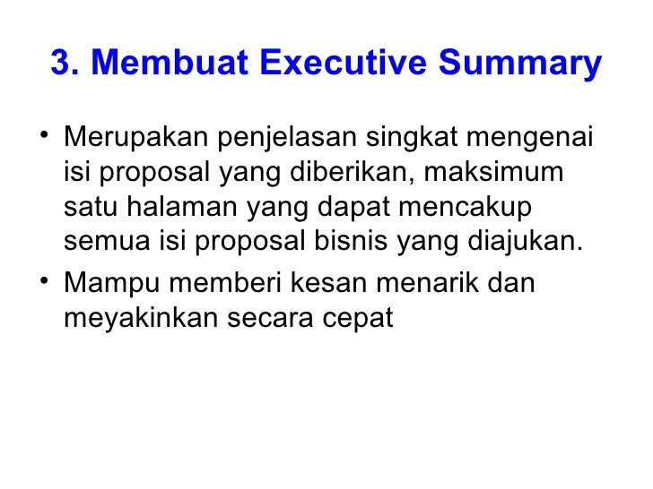 Menyusun proposal usaha 2011 tanpa gambar