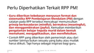 Komponen Rpm Deep Learning MENYUSUN RPM PEMBELAJARAN MENDALAM (DEEP LEARNING) | PPTX