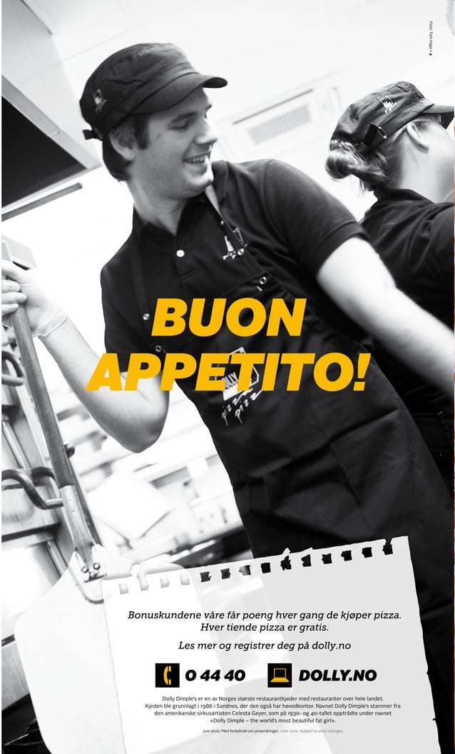 Dolly Dimple's Restaurant meny