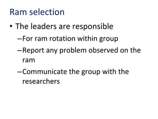 Achievement of the community based sheep breeding project in Menz area