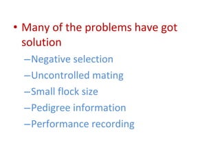 Achievement of the community based sheep breeding project in Menz area