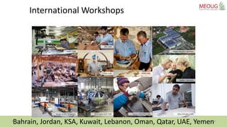 Bahrain, Jordan, KSA, Kuwait, Lebanon, Oman, Qatar, UAE, Yemen
International Workshops
25/06/2016 Depa 10
Vedder Munich / ...