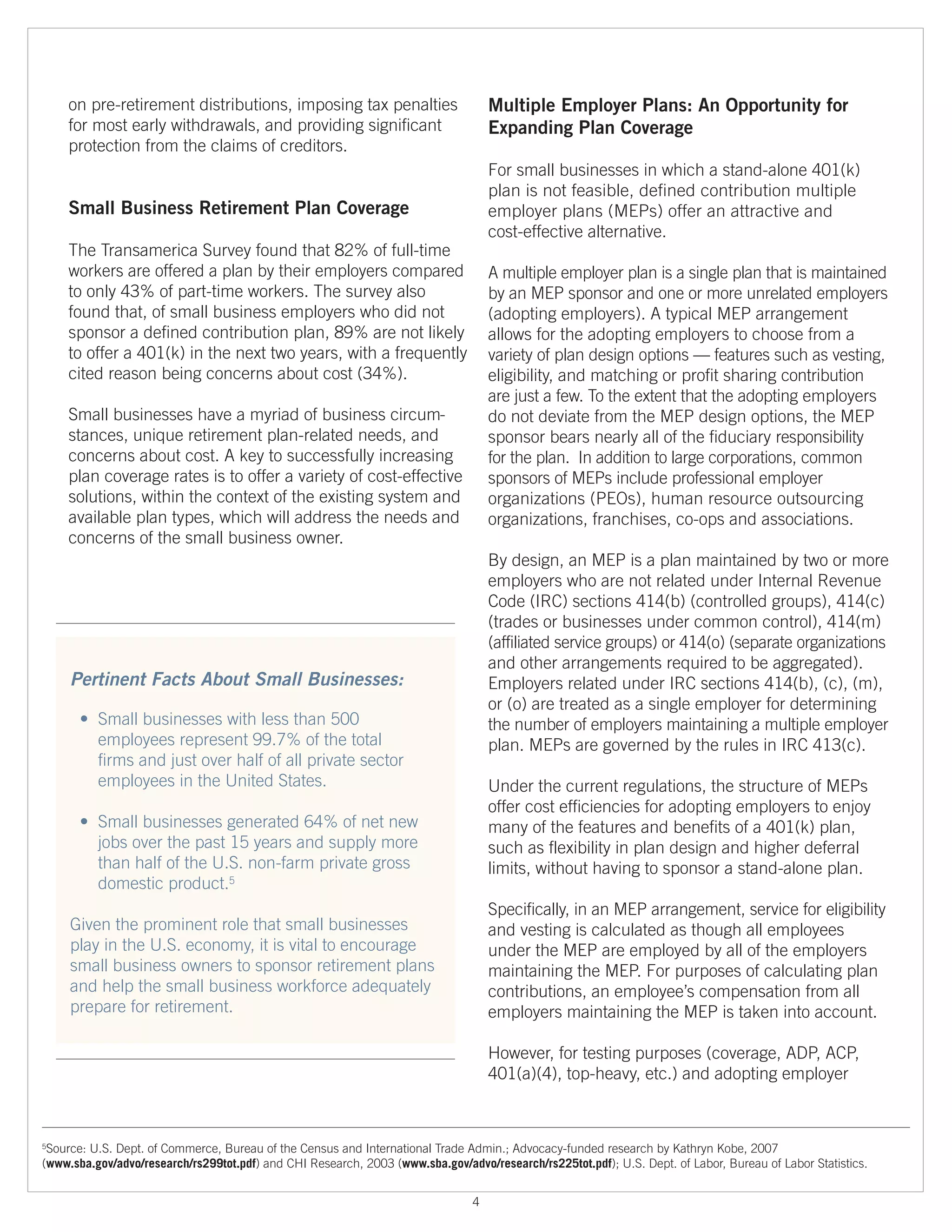 MULTIPLE VS MULTI EMPLOYER PLANS visual data 7