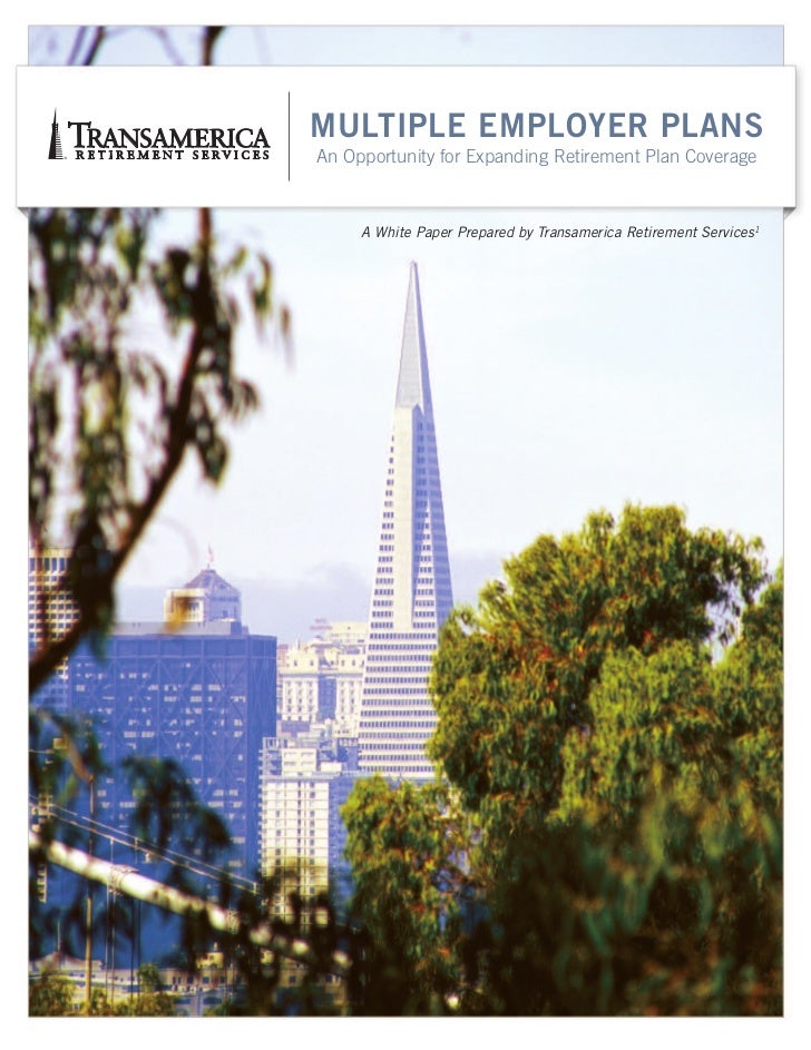 Multi Employer Plans