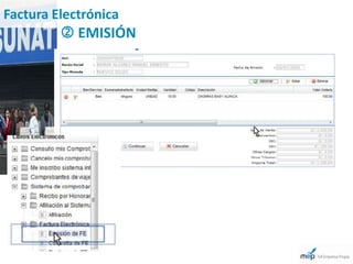 Factura Electrónica
          EMISIÓN
 