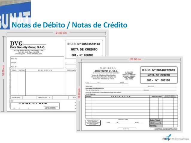 Nota De Debito Y Credito Libro Diario - prestamos participativos en