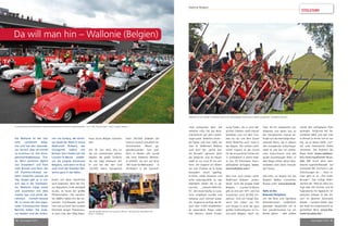 50 mep Ausgabe 5/2015 mep Ausgabe 5/2015 51
Da will man hin – Wallonie (Belgien)
In manche Events der Rennstrecke Spa Francorchamps kann man sich sogar einkaufen – z.B. in die „Porsche Days“. / © O.T. Spa/B. Lorquet
Die Wallonie ist der süd-
liche Landesteil Belgi-
ens und hat den besonde-
ren Vorteil, dass sie schnell
zu erreichen ist. Der Hoch-
geschwindigkeitszug Tha-
lys fährt sechsmal täglich
von Düsseldorf und Köln
nach Brüssel und Paris, der
ICE Frankfurt-Brüssel ver-
kehrt immerhin viermal am
Tag. Stopps gibt es in Lüt-
tich, das in der frankophi-
len Wallonie Liège heisst
und zusammen mit dem
noblen Spa und seiner be-
rühmten Formel1-Strecke
(Bi. o.) einen der drei regio-
nalen Schwerpunkte dieses
Berichts bildet. Die ande-
ren beiden sind die Arden-
nen um Durbuy, der kleins-
ten Stadt der Welt (!) sowie
Wallonisch Brabant, der
Grüngürtel südlich von
Brüssel. Dort findet sich mit
Louvain-la-Neuve wieder-
um die jüngste Kommune
Belgiens, und dann ist da ja
auch noch der Klassiker Wa-
terloo ganz in der Nähe…
Damit soll diese Geschichte
auch beginnen, denn der Ort,
wo Napoleons Ende besiegelt
wurde, ist heute der größte
PR-Botschafter. Die berühm-
ten ABBA’s haben ihm den be-
kannten Chartbreaker gewid-
met und auf einer fast hundert
Kilometer langen Themenrou-
te kann man den Weg Napo-
leons durch Belgien nacherle-
ben.
Am 18. Juni 1815, also ex-
akt vor zweihundert Jahren,
begann die große Schlacht,
die vier Tage andauern soll-
te und bei der den rund
120.000 Mann Bonapartes
etwa 200.000 Soldaten der
britisch-russisch-preußisch-ös-
terreichischen Allianz ge-
genüberstanden. Zum Jubi-
läum in diesem Jahr wurde
das neue Waterloo Memori-
al enthüllt, wo sich auf einer
180-Grad-Großleinwand in
3D-Bildern in die Gescheh-
nisse eintauchen lässt; alle
weiteren Infos hat das Besu-
cherzentrum auf dem Löwen-
hügel parat. Waterloo heute –
ein Name und man weiß, wo
man ist. Wallonisch Brabant
wird auch der „grüne Gar-
ten Brüssels“ genannt, denn
die belgische und EU-Haupt-
stadt ist nur rund 25 km ent-
fernt. Die Gegend um Water-
loo und Chateau de la Hulpe
bezaubert durch gepfleg-
te Parks, noble Anwesen und
hohe Lebensqualität. Zu den
Highlights zählen die so ge-
nannten „Vierkant-Wehrhö-
fe“, die heute häufig zu Loca-
tions umgebaut wurden und
teilweise auch Zimmer anbie-
ten. Insgesamt verfügt die Re-
gion über 2.000 Hotelbetten;
als besonderer Player sollen
hier Martin’s Hotels Erwäh-
nung finden, die in acht bel-
gischen Städten zwölf Häuser
betreiben und mit dem Cha-
teau du Lac und dem Grand
Hotel Waterloo auch zwei in
der Region. Die schöne Land-
schaft ringsum ist der Grund
für die erstaunliche Dichte von
11 Golfplätzen in einem Radi-
us von 30 Kilometern (Kom-
plettpakete verfügbar, www.
martinshotels.com)!
Was man noch wissen sollte:
Wallonisch Brabant „beher-
bergt“ auch die jüngste Stadt
Belgiens – Louvain-la-Neuve
gibt es erst seit 1971 und hat
inzwischen rund 30.000 Ein-
wohner. Und ein Herge‘-Mu-
seum: Der „Vater“ von Tim
und Struppi ist einer der ganz
großen Gallionsfiguren im Co-
mic-Land Belgien. Noch ein
Tipp: 40 km südwestlich von
Waterloo und damit fast an
der französischen Grenze be-
findet sich die ehemalige Mon-
tanstadt Mons, die in diesem
Jahr Europäische Kulturhaupt-
stadt ist und das mit zahlrei-
chen Kultur-Events und drei
große Ausstellungen feiert. In
aller Regel wirken derlei Feier-
lichkeiten weit übers Festival-
jahr hinaus.
Alle Infos zur Region hat das
Brabant Wallon Convention
Bureau unter: www.bwcb.de
Nahe an der
Brüsseler Peripherie
Um die feine und irgendwie
bemerkenswert südländisch
geprägte Hauptstadt soll es
hier ausnahmsweise nur am
Rande gehen – alles andere
würde den verfügbaren Platz
sprengen. Aufgrund der be-
sonderen Nähe und weil man
in Brüssel ja immer mal zu tun
hat, sei an dieser Stelle „nur“
auf zwei interessante Hotels
verwiesen: Das Radisson Blu
Royal Hotel (www.radisson-
blu.com/royalhotel-brus-
sels) fällt durch seine exor-
bitante Jugendstilfassade auf
und bietet 281 Zimmern in vier
Stilrichtungen an. – Hoch hi-
naus geht es im „The Hotel.
Brussels“: Das kultige Wahr-
zeichen der 1960-er Jahre ver-
fügt über 433 Zimmer und 20
Tagesräume mit Tageslicht; für
exklusive Anlässe ist das Vis-
ta27 im gleichen Stockwerk
beliebt – hundert Meter über
der Stadt mit entsprechend sa-
genhaftem Blick (www.the-
hotel-brussels.be)!
Das 24 Stunden-Rennen von Louvain-la-Neuve – ein Event der besonderen Art
© M.-C. Dufranne
Alljährlich im Juni werden in Waterloo Szenen der denkwürdigen historischen Schlacht nachgestellt. / © WBT/D. Brancart
Wallonie (Belgien)
TITELSTORY
 