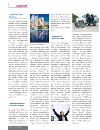 mep Ausgabe 4/2016 47
Nach der absolut gelunge-
nen Premiere im März in
Bern und im Berner Ober-
land ist die Mittelmeerinsel
Malta Gastgeber des nächs-
ten MICE PEAK 2017. Der
Termin steht bereits fest:
Das „Gipfeltreffen“ der
Veranstaltungsbranche fin-
det vom 16. bis 20. Februar
2017 statt.
Angesprochen als Aussteller
sind ausschließlich internatio-
nale Anbieter von MICE-Leis-
tungen wie Tourism Boards,
Convention Bureaus, Hotels,
Locations, DMC´s etc. Wobei
das Konzept MICE PEAK hy-
brid angelegt ist: Die Teilnah-
me als Aussteller be-inhaltet
eine ausführliche begleitende
Online-Präsentation von Mar-
ken, Produkten oder Services
auf MICEboard.com und das
schon im Vorfeld des Events,
natürlich auch währenddessen
sowie danach.
Inhaltlich vereint MICE PEAK
die drei Module „PEAK Perfor-
mance“, „PEAK Experience“
und „PEAK Training“ – ver-
knüpft mit Site-Inspections auf
Malta und den Nebeninseln
Gozo und Comino sowie einem
exklusiven Rahmenprogramm.
Jeder dieser Bausteine stellt ein
eigenes Format mit besonde-
rem Lern- und Erfahrungs-Cha-
rakter dar, wobei alle Teilneh-
mer – Aussteller wie Besucher
- das gleiche Gesamtprogramm
durchlaufen und somit den
gleichen Nutzen haben.
„PEAK Performance“ bezeich-
net innovative Gruppen- und
Einzelpräsentationen der Aus-
steller, die in spannender Art
und Weise dargeboten werden
und auf maximales interaktives
Involvement der Besucher aus-
gerichtet sind. „PEAK Experi-
ence“ vereint Site Inspections,
Side Programms und Networ-
king zur intensiven Erfahrung
der Gastgeber-Destination,
„PEAK Training“ zielt auf hoch-
wertige Weiterbildung durch
Keynotes und Workshops zu
relevanten Themen und Trends
aus der Branche ab.
Teilnehmen als Besucher dür-
fen nach entsprechender Qua-
lifizierung und Zulassung durch
den Veranstalter Eventplaner
aus Deutschland, Österreich
und der Schweiz, die regelmä-
ßig und nachweislich internati-
onal Veranstaltungen planen,
organisieren und beauftragen.
Die Unterbringung (Ausstel-
ler und Besucher) sowie die
Fach-Veranstaltungen finden
in den 5-Sterne Häusern Hilton
und Westin Dragonara auf der
©TourismAuthorityMalta,LeslieVella
Vormerken –
den MICE PEAK Mediterran Malta 2017!
Der zeitliche Fahrplan
Donnerstag,
16. Februar 2017
Anreisetag für die Pre-Tour
Malta
Freitag, 17. Februar 2017
Anreisetag zum MICE PEAK
- PEAK Experience (1) -
Welcome Dinner
Samstag, 18. Februar 2017
PEAK Performance - MICE
PEAK Gala Event	
Sonntag, 19. Februar 2017
PEAK Experience (2) - PEAK
Training - Dinner Event
Montag, 20. Februar 2017
Abreise
Hauptinsel Malta statt. An- und
Abreise erfolgt mit Air Malta.
Weitere Informationen auf
MICEboard.com/events
 
