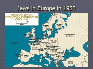 Jews in Europe in 1950 