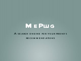 MePlug ,[object Object]