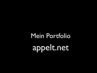 Mein Portfolio
appelt.net
 