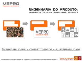 Escola de Engenharia
Universidade do Minho
MEPRO
 