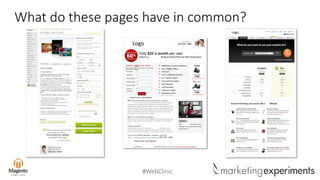 #WebClinic
What do these pages have in common?
Logo
Logo
 