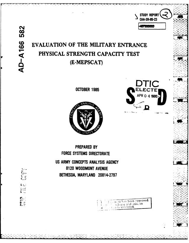 air force strength test meps