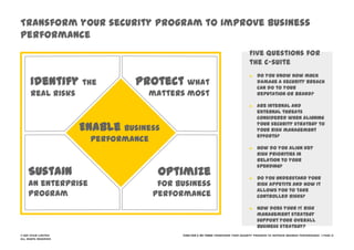 Information security policies should be reviewed and adjusted appropriately to establish the acceptable use and any specific restrictions related to mobile computing devices. 