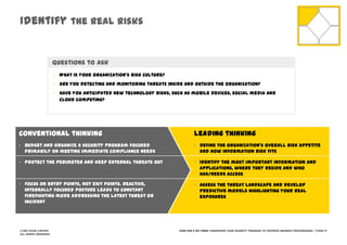 Increase security awareness training activities for the mobile workforce. 
