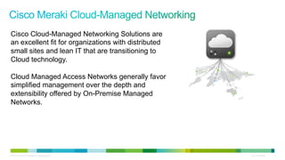 Cisco Meraki Cloud Managed Networking | PDF