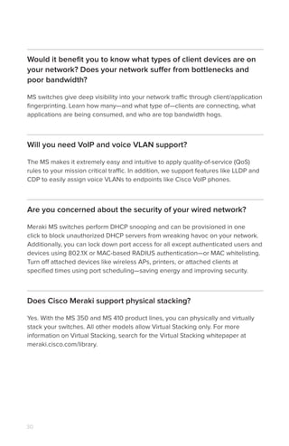 Cisco Meraki Portfolio Guide | PDF