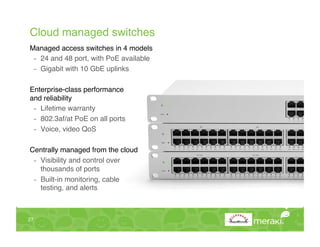 Meraki Solution Overview | PDF
