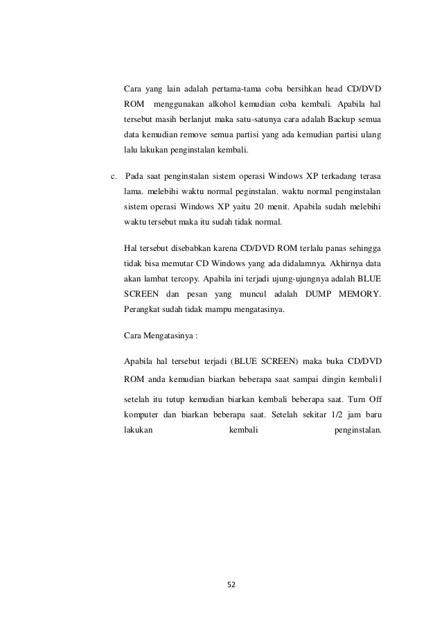 Makalah prakerin Merakit pc dan instalasi windows xp dan Makalah prakerin Merakit pc dan instalasi windows xp dan
