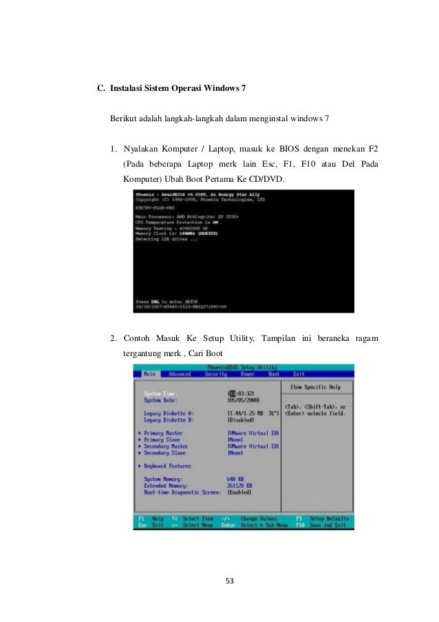 Contoh Laporan Prakerin Jurusan Tkj Tentang Instalasi Windows Xp