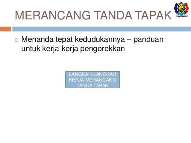 Merancang Tanda Tapak Asas Bangunan Dan Binaan