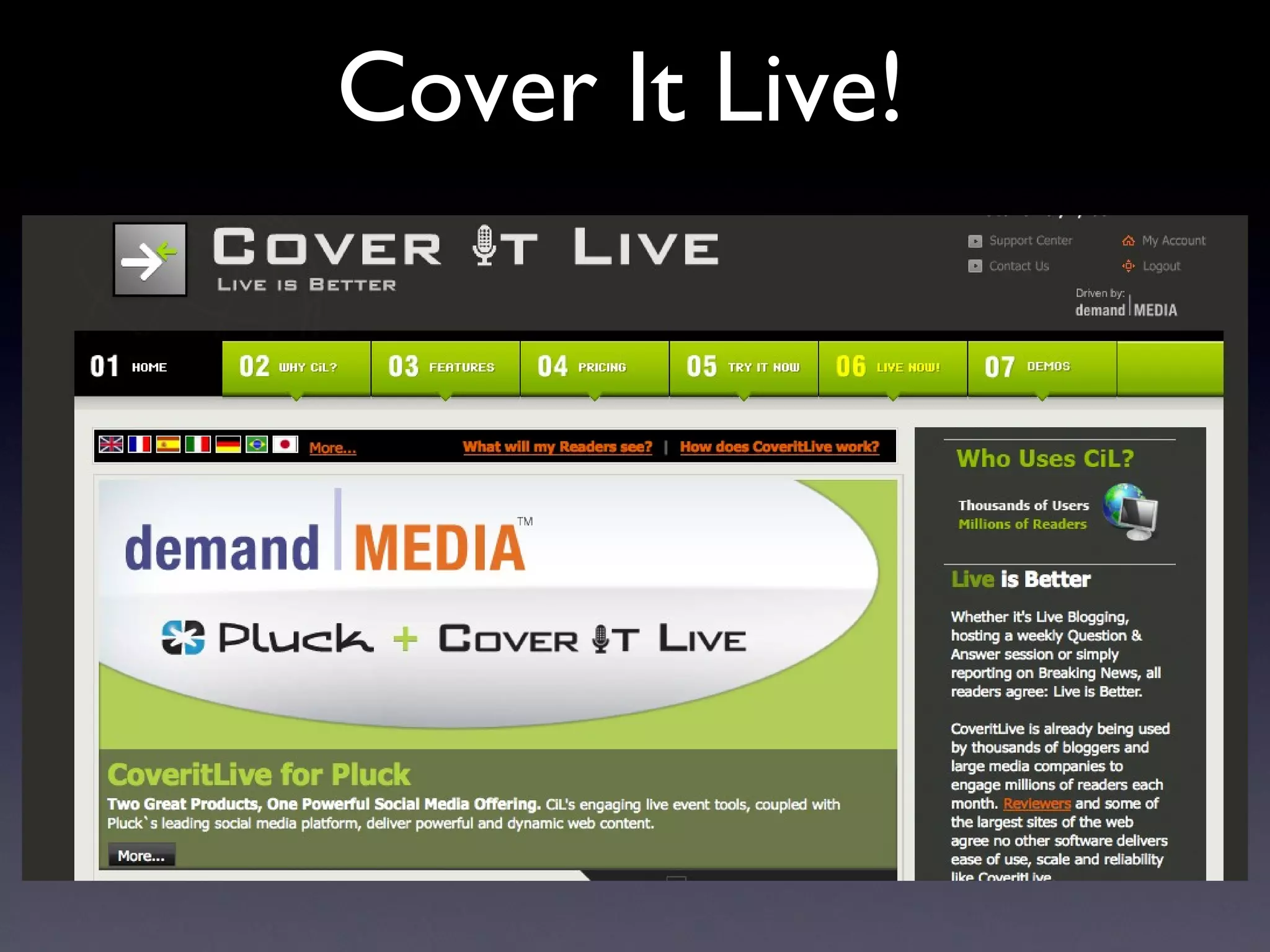 Cover It Live! 