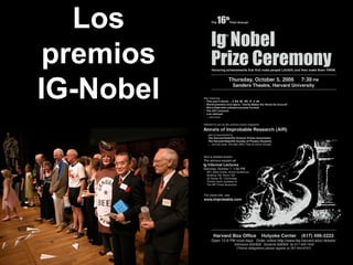 Los premios IG-Nobel 