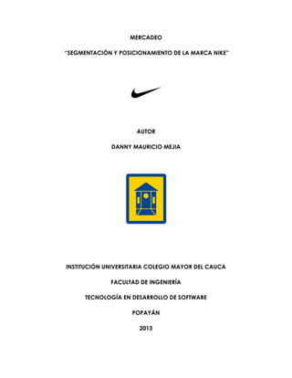 Análisis Mercadeo - Nike